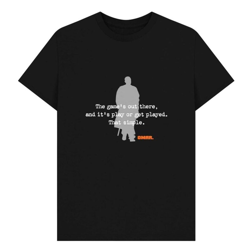 The Wire Unisex Adult Game T-Shirt / Black